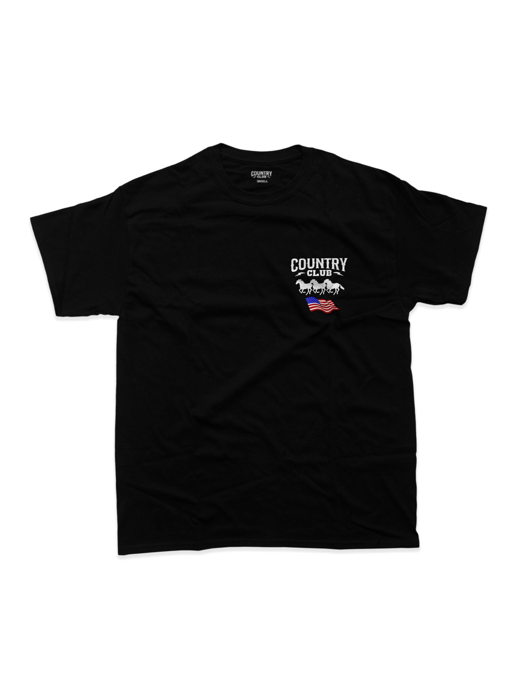 Country Club - Red White and Blue T-Shirt Black