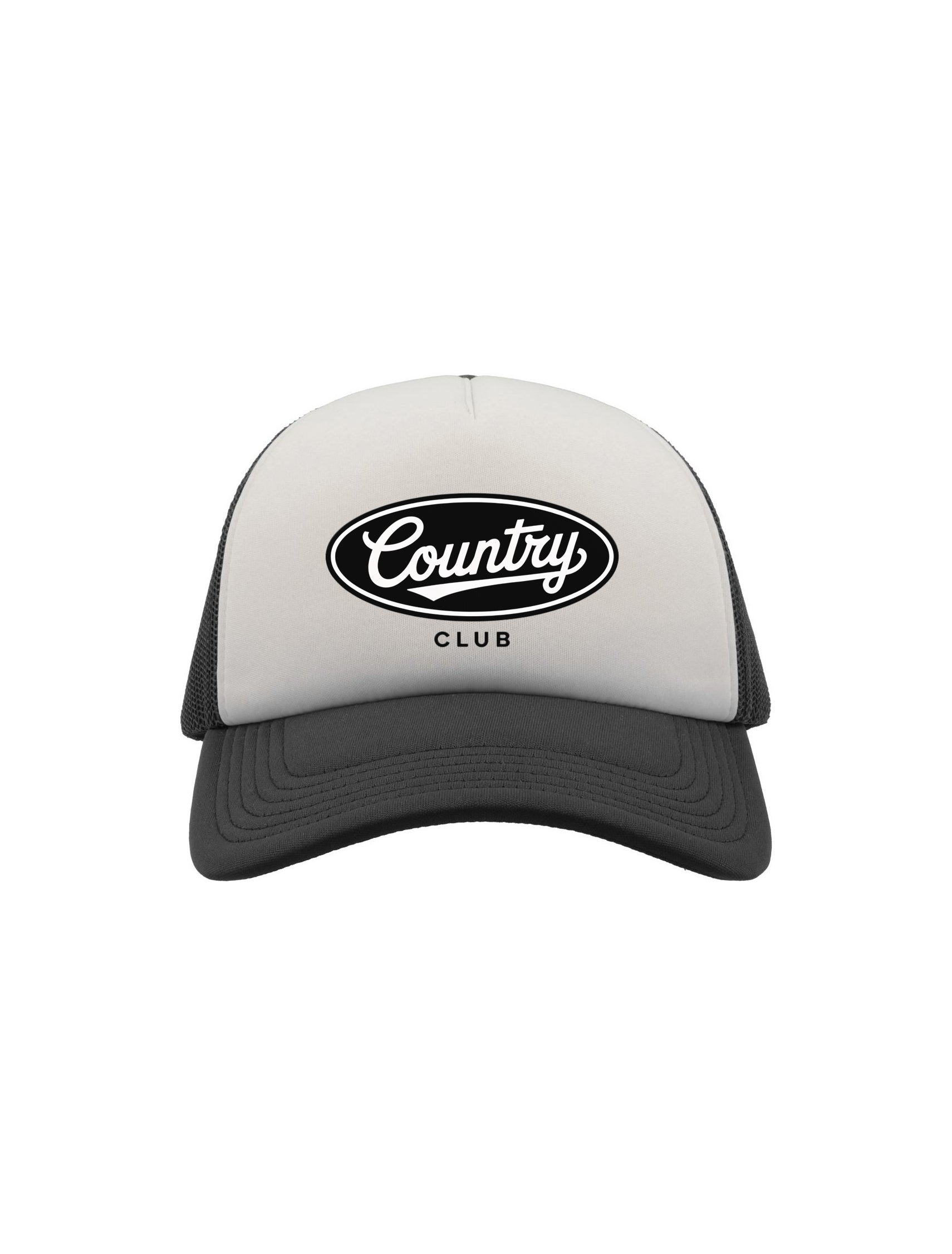 Country Club - Moto Trucker Black/White