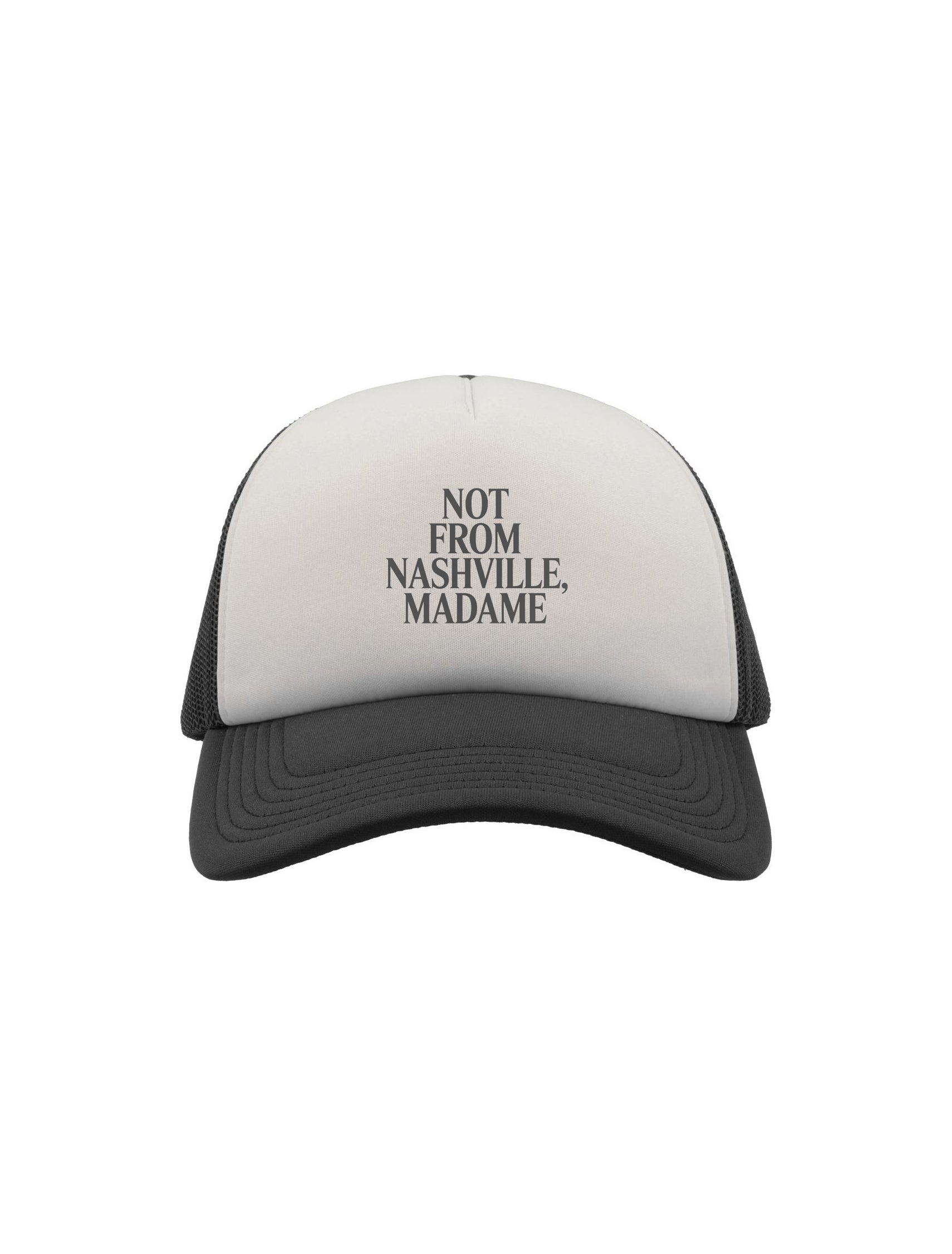 Country Club - Not From Nashville Madame Trucker Black/White