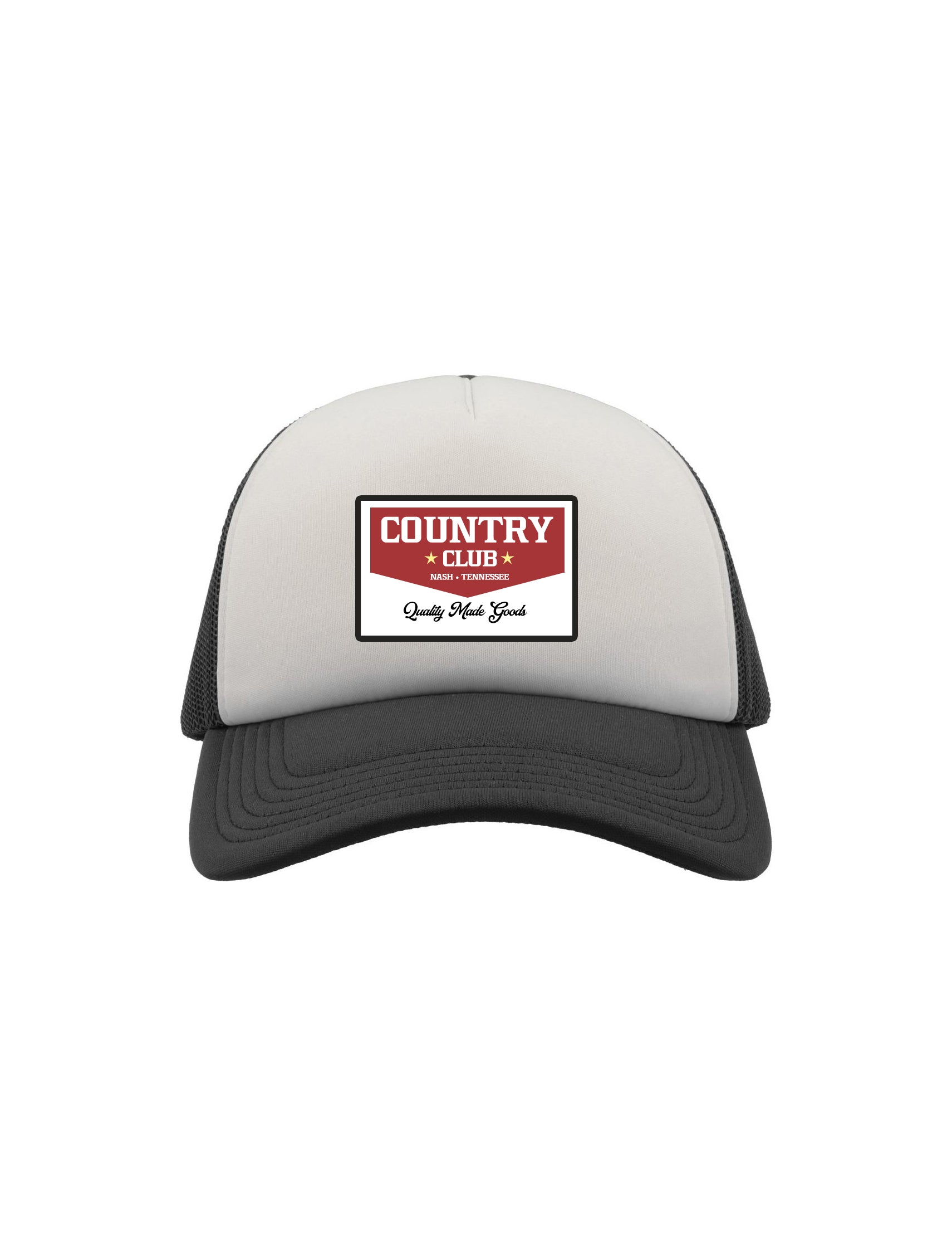 Country Club - Marlb Patch Trucker Black/White